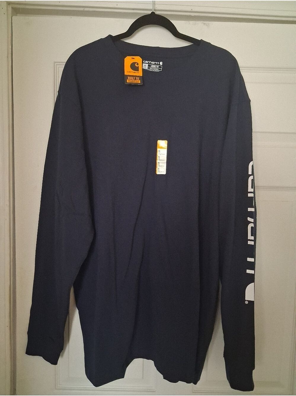Carhartt Loose Fit Heavyweight Long-Sleeve Logo Graphic T-Shirt